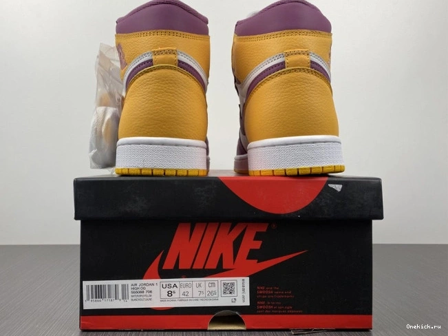 One Kick High Jordan Brotherhood OG 555088-706 Air 1 0816